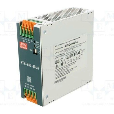 MEAN WELL XTR-240-48LA Napájecí zdroj: spínaný; na lištu DIN; 240W; 48VDC; 0÷5A; OUT: 1