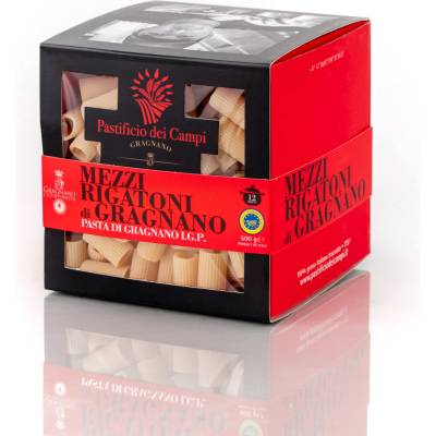 IGP Pastificio dei Campi Mezzi rigatoni di Gragnano 0,5 kg