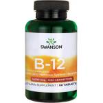 Swanson Vitamin B-12, 5 mg, 60 дъвчащи таблетки, Swanson (SWU122)