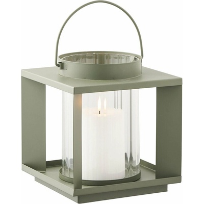 Kovový/sklenený lampáš (výška 20,5 cm) Lohals – House Nordic