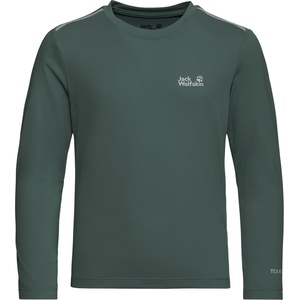 Jack Wolfskin Детска спортна тениска Jack Wolfskin Kid's Flare L/S T-Shirt Sport shirt - Sago Palm - размер 128 (EU) (704-5893-0213)