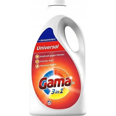 Gama 3v1 prací gel univerzální 3,73 l 83 PD