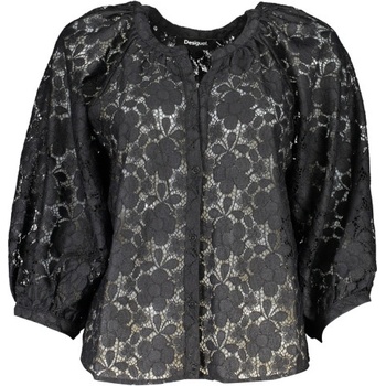 Desigual Дамска риза с дълъг ръкав desigual, Цвят Черен (24swbw02_ne2000)