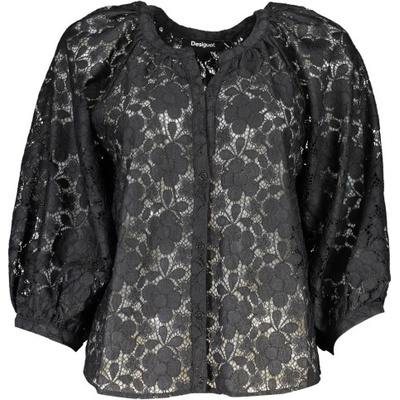 Desigual Дамска риза с дълъг ръкав desigual, Цвят Черен (24swbw02_ne2000)