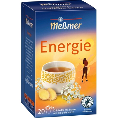 Meßmer Energie bylinný čaj 20 čajových sáčků