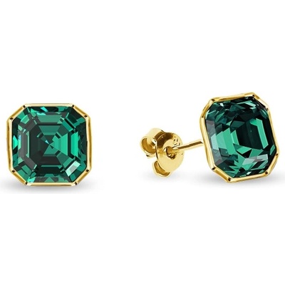 Spark se Swarovski Elements Imperial Stud KG44806EM Emerald zelené