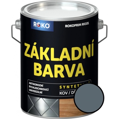 Rokospol Rokoprim základní barva RK 101 šedá, Objem: 3,2L