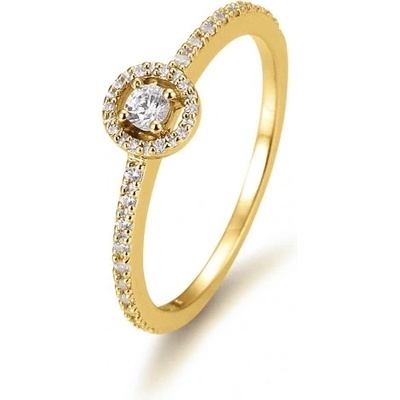 Sofia Diamonds Prsten žluté zlato s diamanty BE41 05800 Y