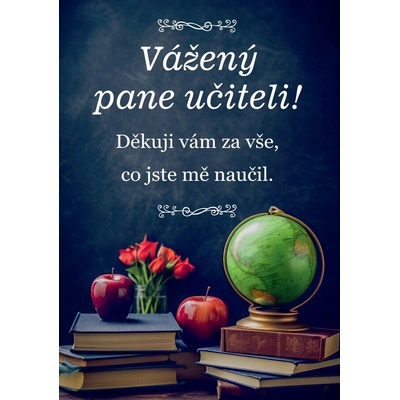 Blahoželanie pre pána učiteľa Glóbus