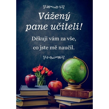 Blahoželanie pre pána učiteľa Glóbus