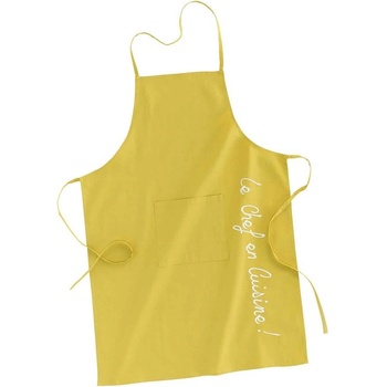 Douceur d'intérieur zástěra s kapsou žlutá