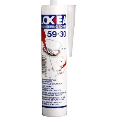 Loxeal 59-30 - 310 ml, silikonové těsnění, červený