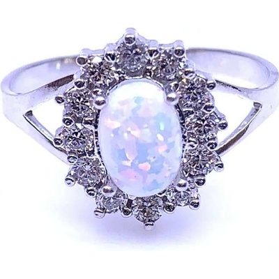 Šperky Jan Kos jewellery Stříbrný prsten s opálem 32109525