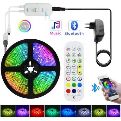 Light S5345/B RGB 5 metrů Bluetooth Music 3A
