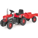 Šlapadlá DOLU Veľký šliapací traktor červený