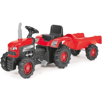 DOLU Veľký šliapací traktor červený