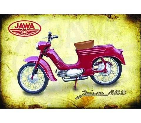 Ceduľa Jawa 555