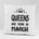 Art gift Възглавничка - Queens are born in March 2
