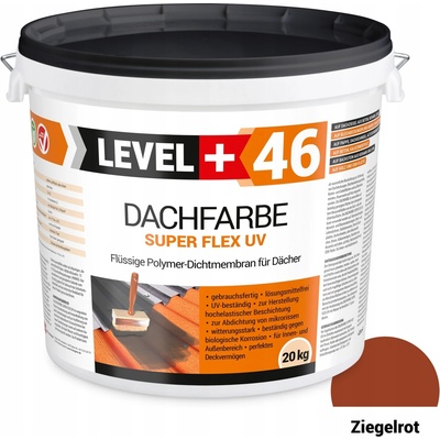 Tekutá střešní Barva cihlová fólie 20 kg, Level+46