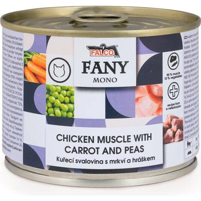 Falco FANY MONO Kuracia svalovina s mrvkou 200 g