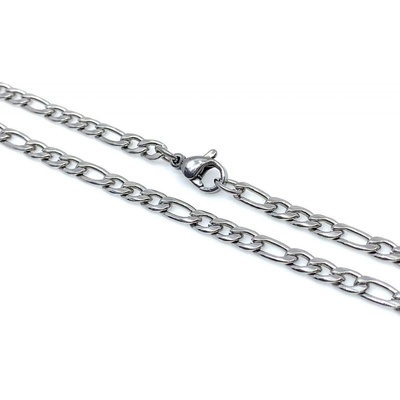 Jan Kos jewellery Řetízek z oceli typu figaro 12107792