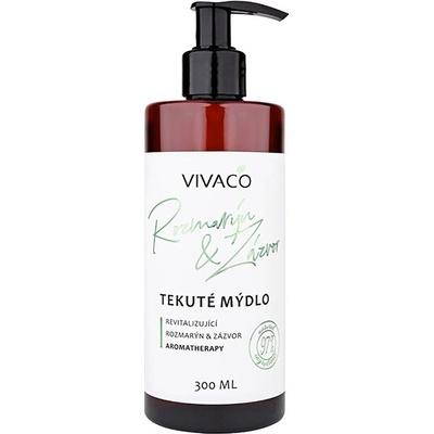 Vivaco tekuté mýdlo rozmarýn a zázvor 300 ml