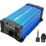 solartronics Инвертор fs1000d 12v 1000 w, Пълна синусоида с дисплей и дистанционно управление - синя серия (fs1000d12v-fbfu)
