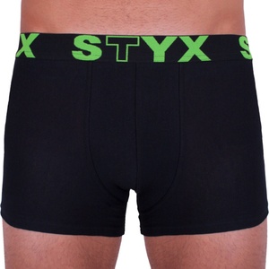 Styx Мъжки боксерки Styx спортна гума надразмер черни Styx | Cheren | МЪЖЕ | 4XL
