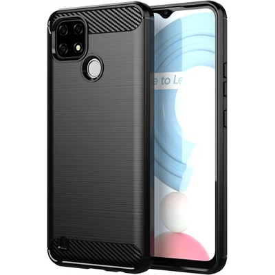 Izmael Carbon Shield TPU калъф за Realme C21 - Черен KP10687 (10687)