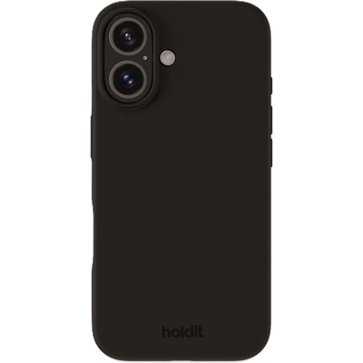 Holdit Гръб Holdit Silicone Case за iPhone 16 - Черен