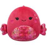 Jazwares Squishmallows: Барела, плюшено рибче със сърца - 20 см (SQVA01329)