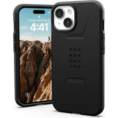 Urban Armor Gear Гръб UAG Civilian MagSafe за iPhone 15 - Черен
