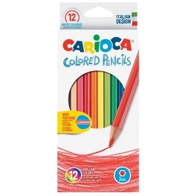 CARIOCA - Творчески комплект моливи - 12 цвята (40380)