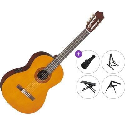 Yamaha CX40II Premium SET 4/4 Natural Класическа китара с предусилвател