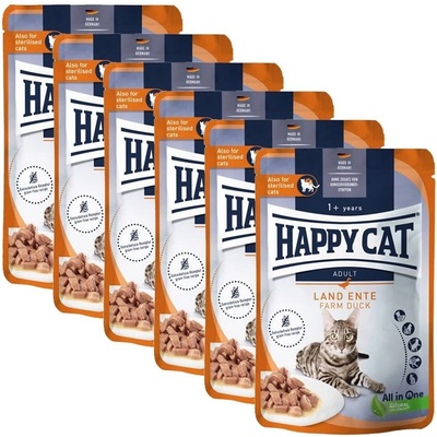 Happy Cat Culinary Land Ente kačica 6 x 85 g