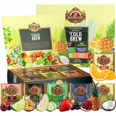 Basilur čaj Cold Brew Assorted papír 60 x 2 g