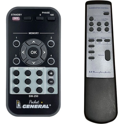 GENERAL Wharfedale sw250 - дистанционно управление дубликат (sw250)