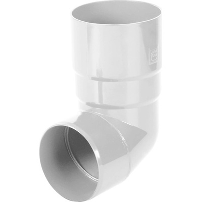Bryza Odtokové koleno 89° Ø 90 mm plast RAL 9010 biele