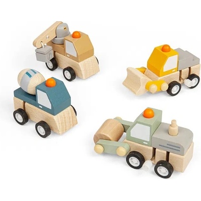 Bigjigs Toys Natahovací stavební autíčko Válec