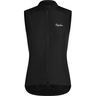 Rapha Дамски елек за колоездене Rapha Women's Core Gilet Cycling vest - Black / White (154-0169-0213)
