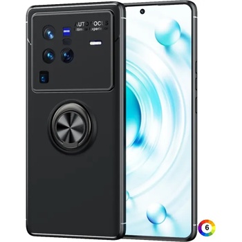 Image 1 of vivo X80 Pro Удароустойчив Metal Ring Калъф и Протектор