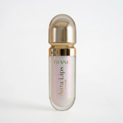 Riano holografický lesk na pery Aura Lips 04 Rosy Sky 7 ml