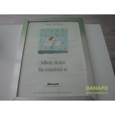 DANAPO Hliníkový rám včetně skla 66x49 cm