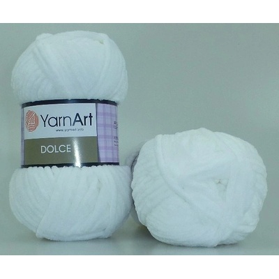 Yarn Art příze Dolce 741 bílá