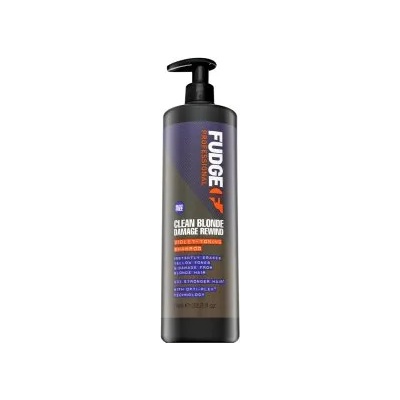 Fudge Professional Clean Blonde Damage Rewind Violet-Toning Shampoo 1000 ml