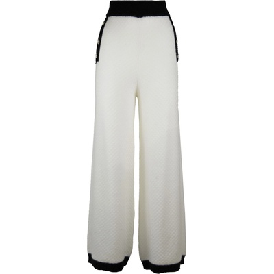 Influencer Панталон черно, бяло, размер M