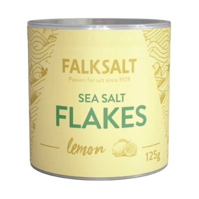 FALKSALT Morská vločková soľ citrón 125 g