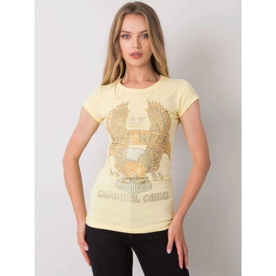 TRIČKO S KAMÍNKY EM-TS-ES-21-533.16 YELLOW