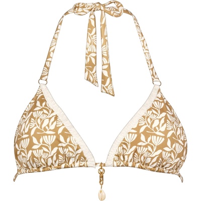 Watercult Дамско бикини горнище Watercult Women's Coastal Bohemia Bikini Top No. 7232 Bikini top - Sand / Cotton - размер 44 (EU) (150-6665-0115)