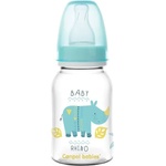 Canpol babies Шише за хранене Canpol - Носорог, тюркоаз, 125 ml (59/100_tur) - ozone